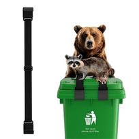 Anti Slip Adjustable Trash Can Lock Tear Resistant Bin Lid Lock Garbage Can Lock  Outdoor Trash Can Style 4