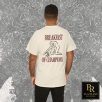 Juokingi Čempionų Pusryčiai Galinis Spaudinys Marškinėliai Dovana, Juokinga Dovana Poroms, Plikų Humoro Grafinis T-shirt, Merginų Vakaro Žaidimai Z XL white