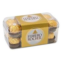 Ferrero Rocher Hazelnut Milk Chocolate Candy Gift Box Individually Wrapped 200g 16 Pieces