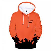 Mens Hoodie Naruto Series Trendy Casual Sweatshirt Youth 5XL white
