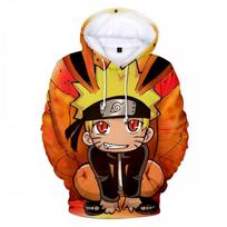 Mens Hoodie Naruto Series Trendy Casual Sweatshirt Youth 5XL black