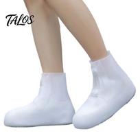 Silicone Rain Guards 1 Pair Waterproof Shoe Cover, Non-slip Galoshes Overshoes for Outdoor Men Women, Reusable Foldable Boot Non Slip M balta