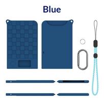 For Plaud Note/Plaud Note Pro(2025) Pc Magnetic Voice Recorder Case Silicone Integrated Watch Strap Case A2