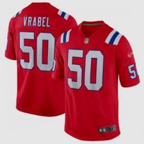 New England Patriots NFL Football Jersey 50 Team Sports Fan Apparel Men Rugby Style 50 gray
