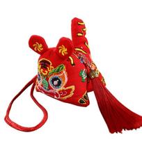 Safety Dragon Boat Festival Sachet Ancient Embroidery Car Pendant Five Tiger Sachet  Bedroom
