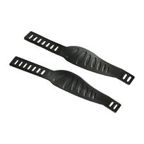 1 Pair Exercise Bike Pedal Straps Accs Replacement Spare for Kids Cycling Machine black