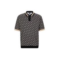 HUGO BOSS SS23 vyriški daugiaspalviai polo marškinėliai 50486168-001 XXXL black