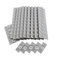 32-65 LED TV Repair with Optical Lens Fliter SMD Lamp Beads 3V Backlight Bead Led Light Strip Parts 100pcs Lamp Beads