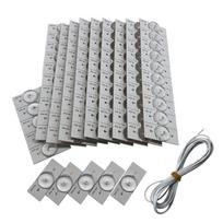 32-65 LED TV Repair with Optical Lens Fliter SMD Lamp Beads 3V Backlight Bead Led Light Strip Parts 100pcs with 2M wire