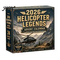 Kalėdiniai kabantys papuošalai Lėktuvai Advento kalendoriai 2026, Lėktuvo žaislas Atgalinės atskaitos kalendorius, 24 dienos Aviacijos tema Dekoracijos su modeliais, 2D akrilas