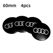 56/60/65/70/75mm Automobilio emblemos Ratų centrinių dangtelių lipdukai Stebulių dangteliai Lipdukas Audi A3 A4 A6 A7 A8 Q3 Q5 Q7 S3 S4 S5 S6 RS3 RS4 Sline