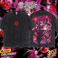 Zamasu Black goku Dragonball Retro Vintage Unisex Ove T-Shirt Gildan 5000 Gaming 140 pink