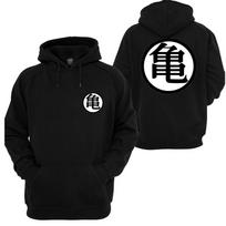 Kame Symbol Dragon  Hoodie Turtle Chinese Z Training Anime fans Pullover F&B XXXL black