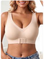 High-Impact Antibacterial Sports Bra Yoga Vest M (100-120 lbs) šviesios abrikoso spalvos