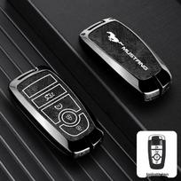 Ford Mustang raktų dėklas - Metalinis elektrinio žirgo automobilio modifikacijos raktų apvalkalas vyrams black