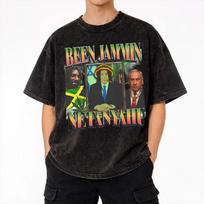 IKI BIBI Benjaminas Netanyahu Palieka Postą Išskalbti Marškinėliai Gatvės Stilius Hip Hopas Vintažiniai Marškinėliai T-shirt Vyrams Moterims Trumpomis Rankovėmis L black
