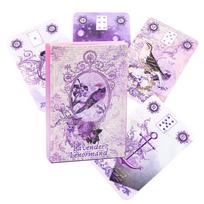 Lavender Lenormand Limited Edition Playing Cards With Copper Paper For Fortune Telling And Emotional Development