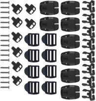 8PCS Hot Tubs Cover Replacement with Steel Screws Stormproofed Clamping Systems for Spa Accessories Bullfrog Spa Replacement Clips black