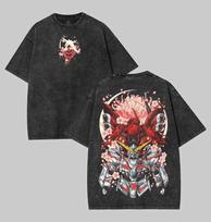 Limited Edition Gundam Unicorn X Sinanju Anime Double Printed Lightweight 2XL white