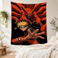 Naruto Wall Tapestry Retro Boho Perfect for Living Room Bedroom Studio Wall Indoor Hand Painted Style Gift for Birthday 150cmx200cm