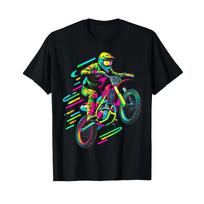 Motocross Biker Motorcycle Cross Driver Trial Enduro Freestyle T Shirt Vintage Fashion Streetwear Stylish 4XL