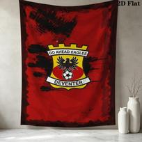 Go Ahead Eagles Sieninis gobelenas Estetiškas sieninis kabinamas spausdinto audinio pledas Dekoratyviniai gobelenai miegamajam svetainei namų dekoravimui 130cm x 150cm