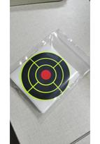 10 Sheets Color-Changing Self-Adhesive Splatter Target Stickers, 7.5cm, Available in 100, 200, or 250 Sheet Rolls 10 Sheets