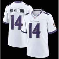 Baltimore Ravens 14 Hamilton Football Jersey Men Game Uniform M