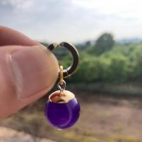 Sun Wukong Zamasu Vegeta God of Destruction Beerus Agate Earring black