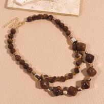 Bohemian Irregular Beaded Choker Necklace Jewelry for Women Party Accessorie ruda
