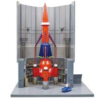 Aoshima Thunderbird No. 12 Thunderbird 3 & Launch Base 1/350 Scale Plastic Model Kit, Pre-Colored gray