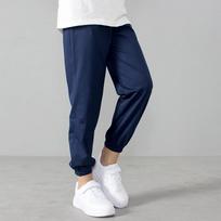 Kids Cotton Solid Breathable Anti Mosquito Long Pants Summer Casual Trousers 160cm blue