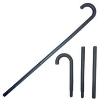Plastic Kids Costume Cane Stage Performance Cosplay Walking Stick Halloween Scepter  Party Props 89cm black
