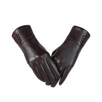 1Pair Touchscreen Thermal Gloves Fleece Lined Windproof Gloves New Touchscreen Gloves  Winter Wear black