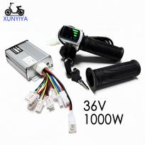 36V 1000W Brushed DC Motor Speed Controller with Lock Handlebar LED Display Speed Rotary Battery Capacity for Electric Scooter sidabras