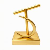 Sklandaus švytuoklės skulptūra | Reljefas, Ornamentas su svyruojančia rankena, auksas