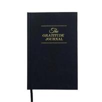 Linen Hard Cover Gratitude Journal Notebook Ribbon Bookmark Schedule Notebook  Teenager juoda