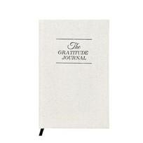 Linen Hard Cover Gratitude Journal Notebook Ribbon Bookmark Schedule Notebook  Teenager balta