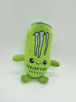 Monster Energy Zero Ultra White Energy Drink Plush Doll Cute Throw Pillow Toy Super Soft Stuffed Animal 25cm