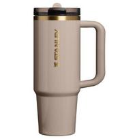Stanley 1913 Quencher ProTour dangtelis su šiaudeliu Termosas su vakuumine izoliacija Figo blizgus 30 oz 0.89 L 887 ml gray