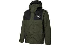 PUMA Outdoor Hiking Windproof Abrasion Resistant Thermal Windbreaker XL black