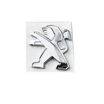 ABS 2,9x3cm Automobilio vairo logotipo lipdukas Peugeot emblemai 208 301 306 307 308 508 3008 4008 5008 106 107 108 206 207 white