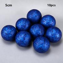 10pcs Polystyrene Styrofoam Multi Modelling Foam Ball White Wedding/Christmas Party Decorations 5cm Blue Ball