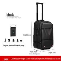 High-End Multifunctional Men's Backpack: One-Button Vacuum Sealing Trolley Bag for Business Travel 21 inch