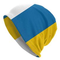 Canary Islands State Flag Bonnet Hats Hip Hop Knitting Hat For Women Men Winter Warm Skullies Beanies Caps One Size blue