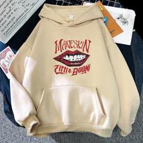Maneskin Hoodies Sweatshirt Italian singer Hoodie Harajuku Men Thin Sweatshirt Streetwear Casual Women Oversized Pullovers 3XL beige