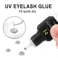 JOMAY 5ML UV Lash Glue For Eyelash Extension Adhesive Waterproof Long Lasting 1S Quick Drying Purple UV Lashes Glue Makeup