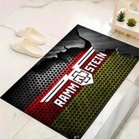 1Pc Rammstein Heavy Metal Energy Rug, Office Carpet Indoor Outdoor Doormat, Non-Slip, Comfortable, Living, Christmas Halloween, Xmas Gift Ey171 60cmx90cm