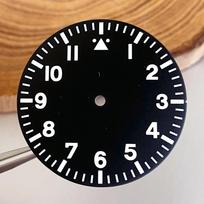 Retro Copper Plating 20ATM Diver 39mm Pilot Sapphire Glass Watch Case 33.5mm Sunburst Dial Luminous For NH35 ETA2824 Miyota 8215 Fit NH35 NH36 NH38 brown