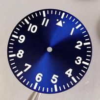 Retro Copper Plating 20ATM Diver 39mm Pilot Sapphire Glass Watch Case 33.5mm Sunburst Dial Luminous For NH35 ETA2824 Miyota 8215 Fit ETA2836 blue
